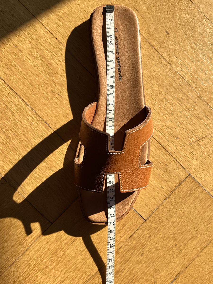 Damenschuhe: Braun Leder Pantoletten Sandalen, 42 – Neu (gemäss Beschreibung) aus Wilen b. Wollerau von rosmarin13 3