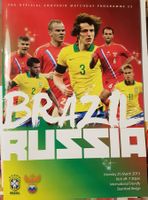 Match-Programm Brasilien-Russland 2013 Stamford Bridge Londo