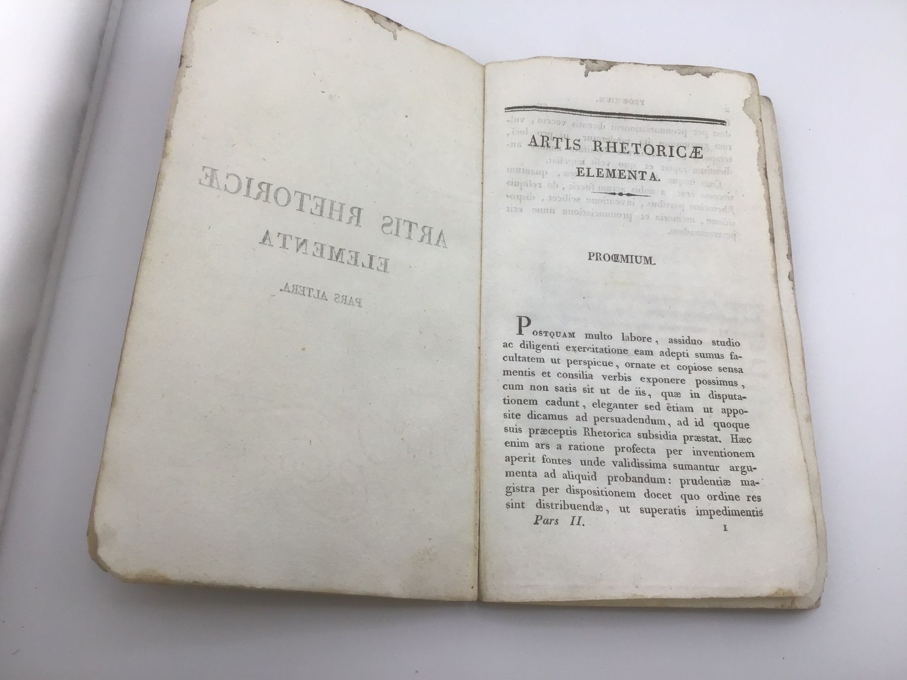 Livres: Artis rhetorice elementa pars altera – Défectueux à Nods par loredana18 6