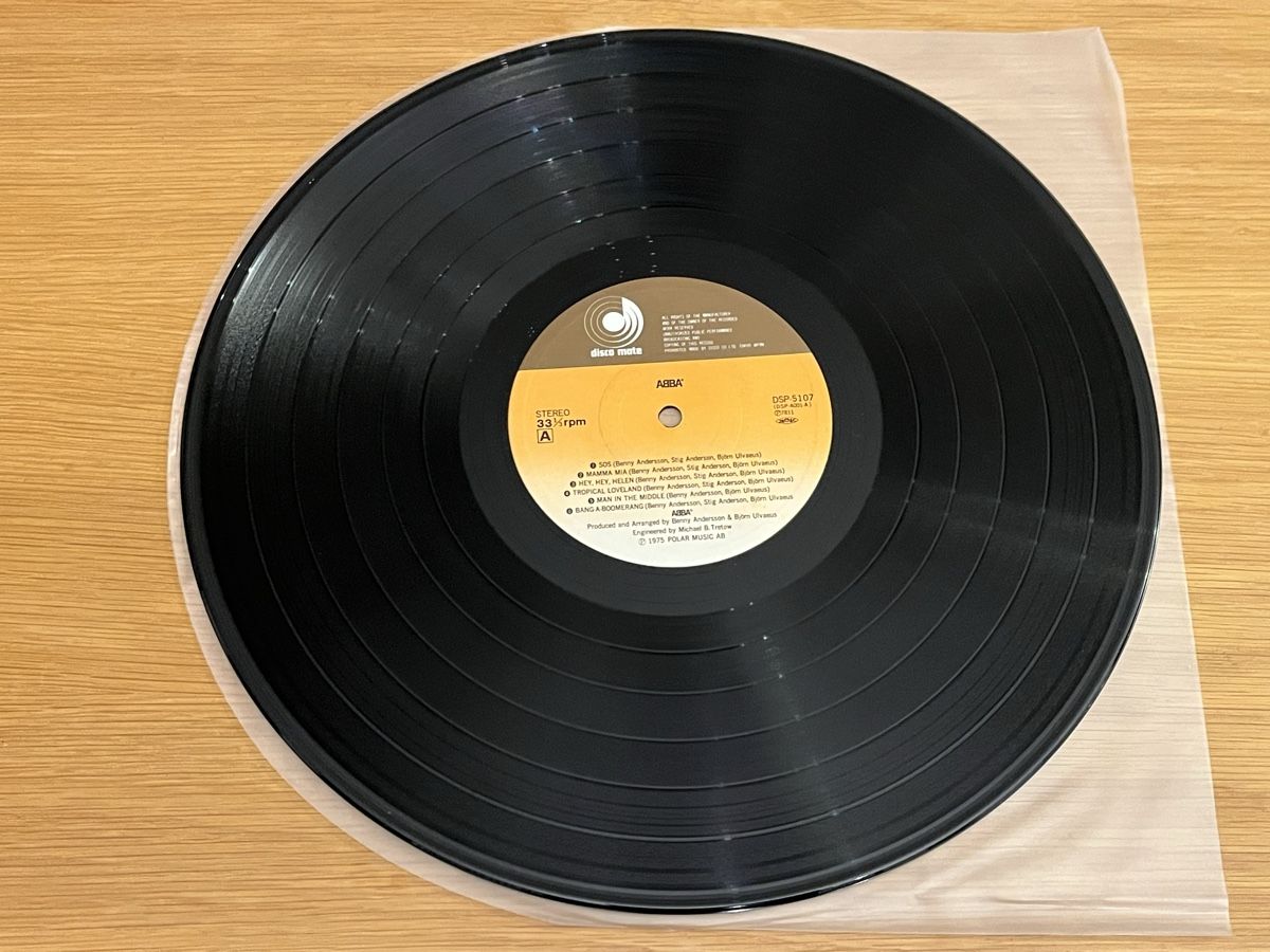 Dischi in vinile: ABBA Same Lp Japan (table cover) – Usato da Basel venduto da Vinyloase 4