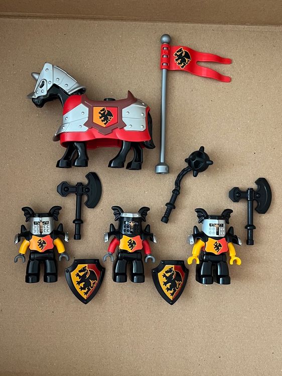Lego Duplo Ritter mit Pferd zur Ritterburg (Gebraucht) in Ostermundigen ...
