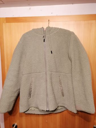 H&M Teddyjacke mit Kapuze