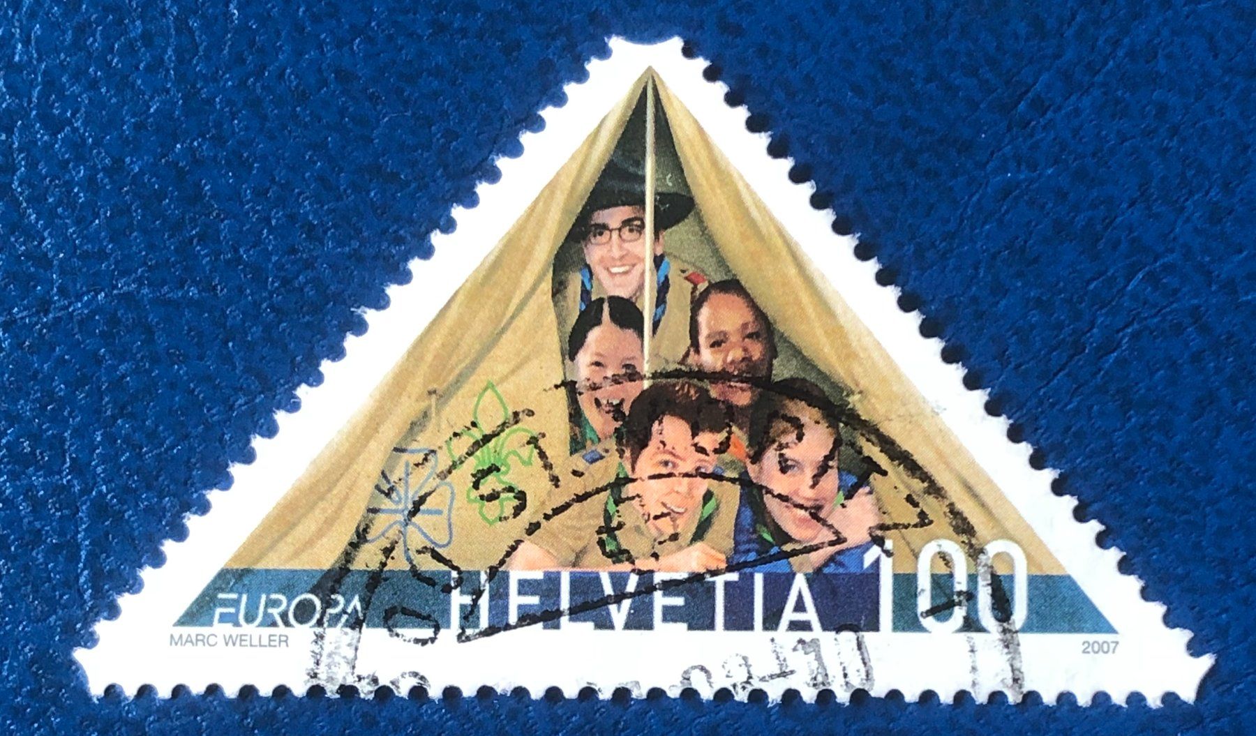 Alle Briefmarken: Nr.1230 mit Stempel  Pfadi/ 100 Jahre  2007  – Gebraucht aus Aarau von Billa007