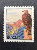 Schweiz 1939 Soldatenmarke Gebirgs-Brigade 11 Adler