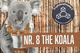 Kryptobriefmarke - Nr. 8 The Koala, violette Lederhose