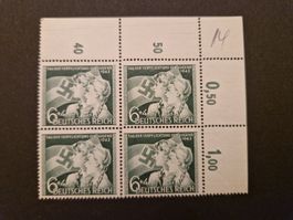 Deutsches Reich Viererblock Briefmarken postfrisch