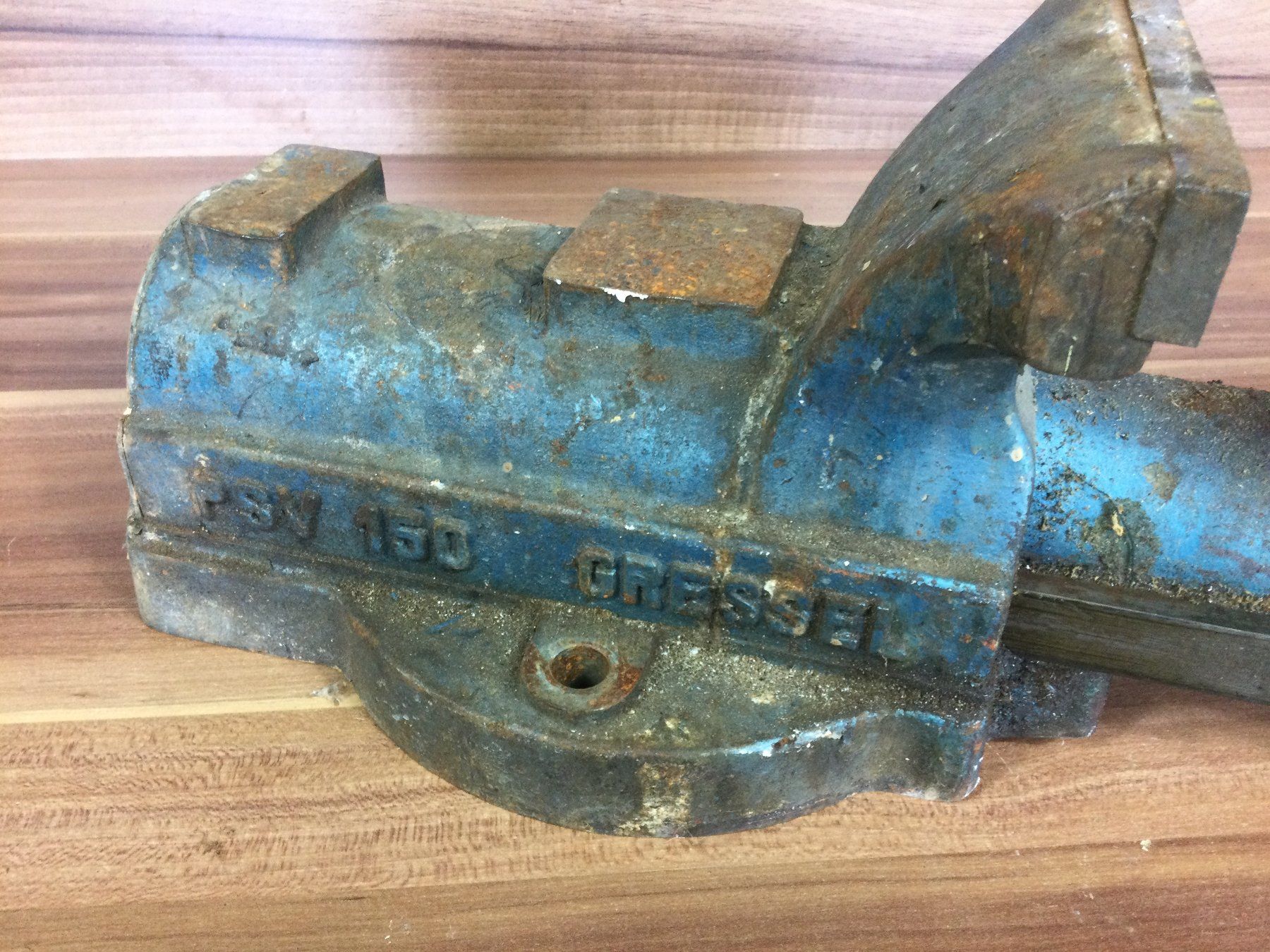 Gressel Tutti gli attrezzi: Grosser gebrauchter Gressel PSV 150 Schraubstock – Usato da Wangen SZ venduto da kuriosum12 1