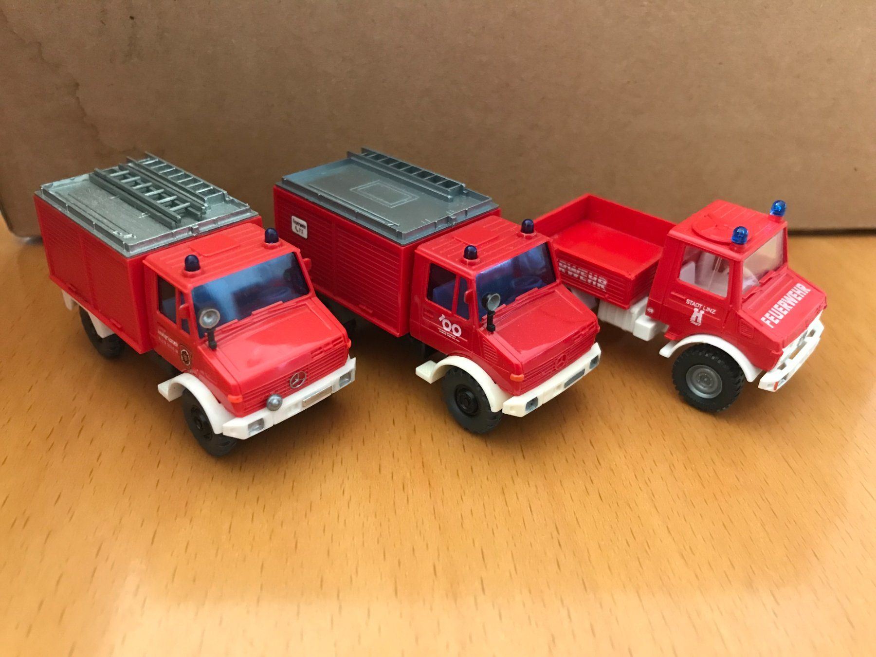 Modellini d'auto: 3x Unimog Feuerwehr – Usato da Luzern venduto da mey_s13 1