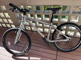 Kinderfahrrad Early Rider silber sehr gebraucht