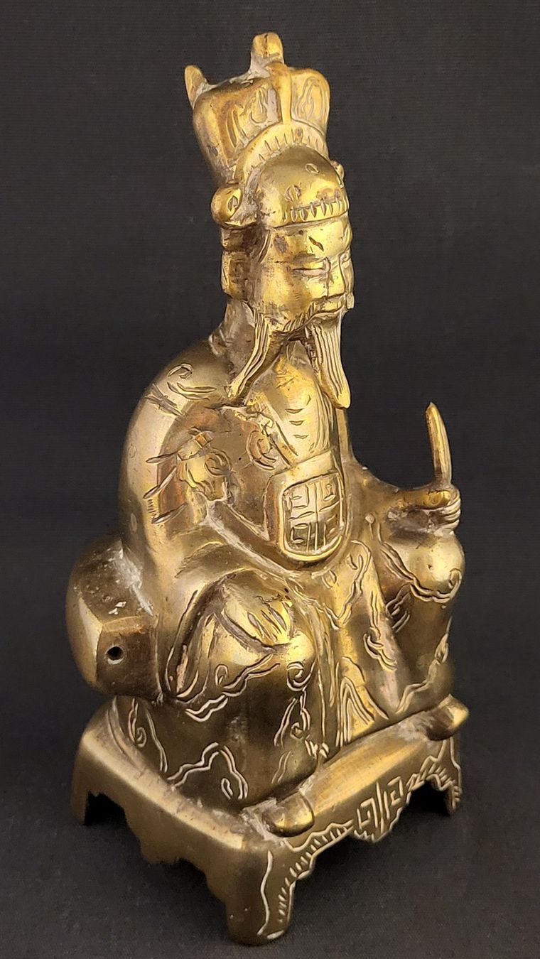 Figurines: Messing Figur Asiate – D'occasion à Basel par spinne02 1