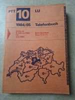 Telefonbuch PTT 10 LU 1984/85 Band 