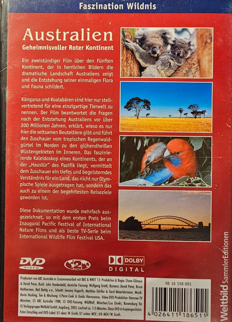 Tutti i DVDs: Faszination Wildnis - Australien – Usato da Wahlen b. Laufen venduto da Cg10 1
