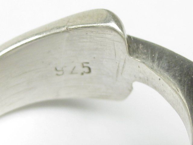 Anelli: Vintage massiv Ring Silber 925 Lapislazuli Gr. 50 – Usato da Ermatingen venduto da Decovin 6