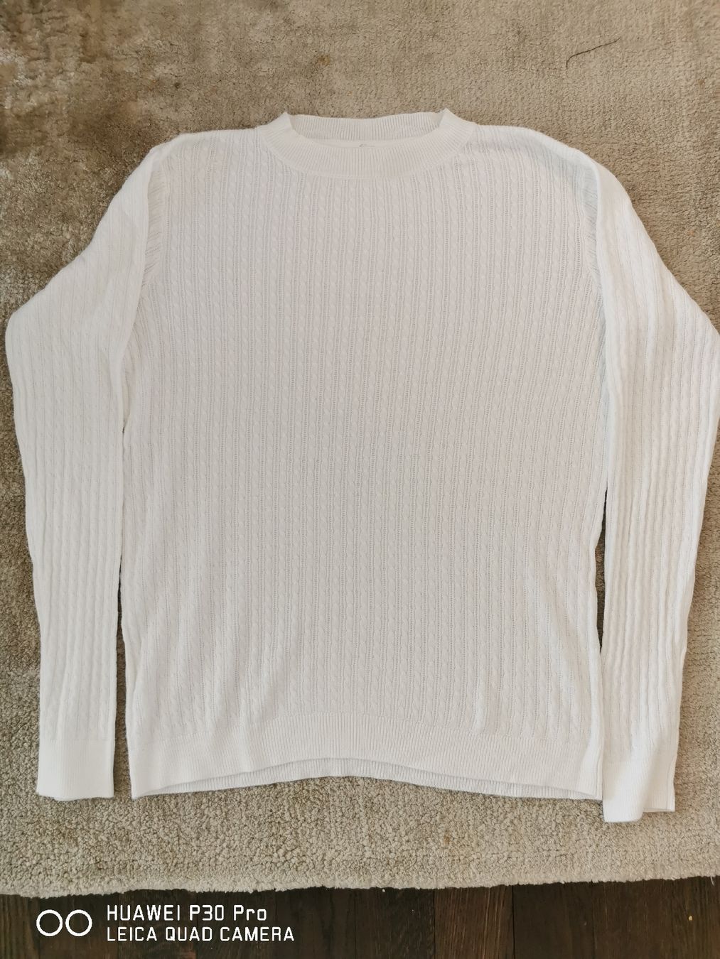 Pullover & Sweatshirts: Pullover Zopfmuster, Gr M, weiss, Viskose, NEU – Neu (gemäss Beschreibung) aus Erlenbach ZH von alisamilana