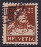 SBK-Nr. 175 (Tellbrustbild, braun, glattes Papier 1925)