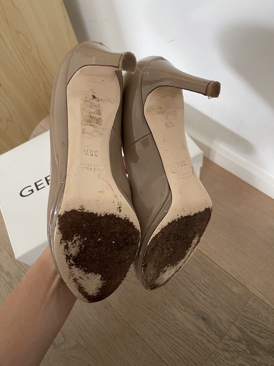 Damenschuhe: Festa Italian leather open toes – Gebraucht aus Nyon von My_wardrobe 4
