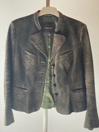 Meindl Trachten Leder Jacke,, Grösse 38