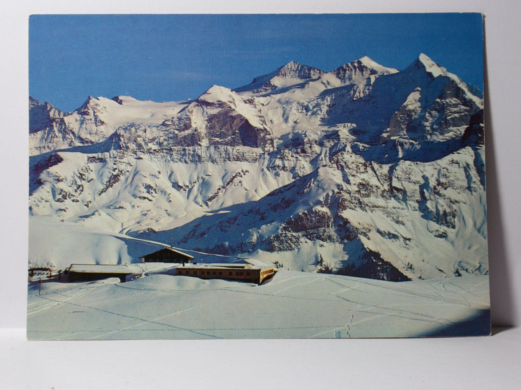 Ansichtskarten: Ski & Berghäuser Lungern - Schönbüel – Gebraucht aus Grenchen von Bluemchen1900