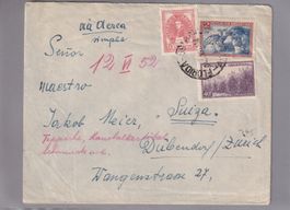 Par Avion - Argentine - Zürich - 1952