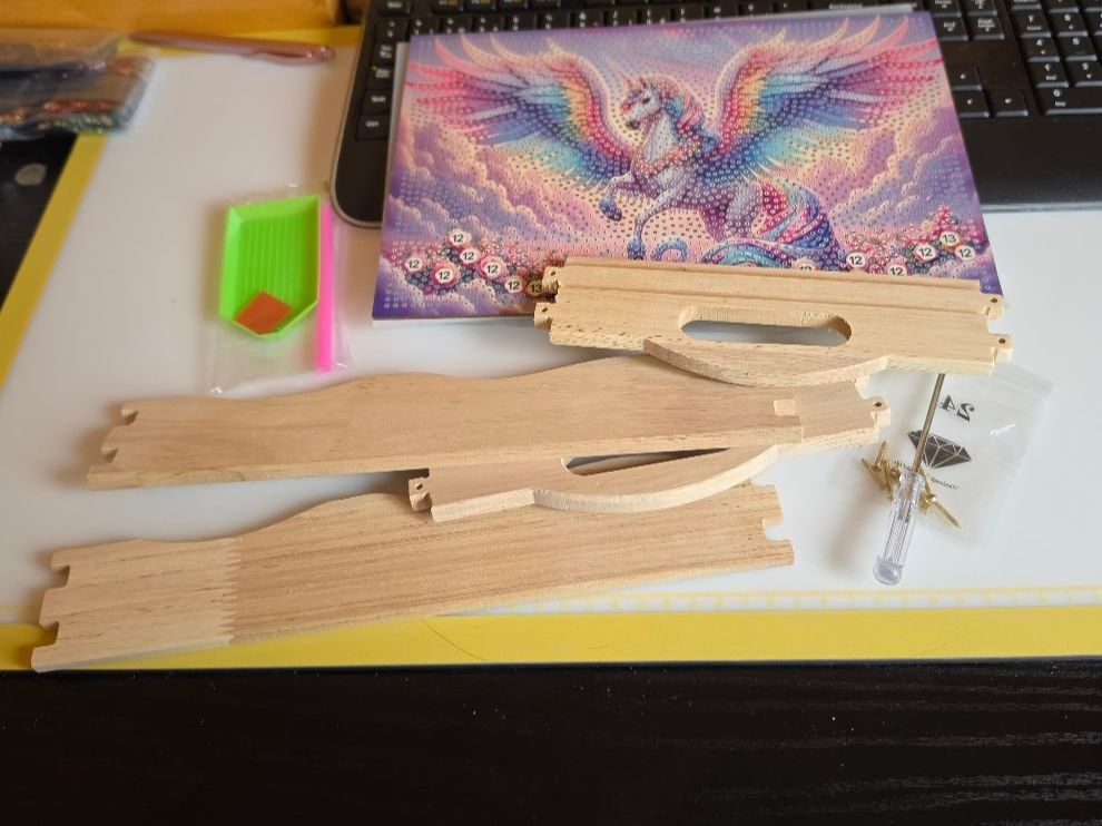 Kit bricolage: DIAMOND PAINTING TABLETT EINHORN – Nuovo e nell'imballaggio originale da Dintikon venduto da bonita099