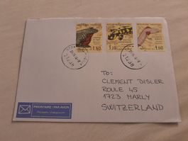 Enveloppe philatélique Croatie, collection salamandres