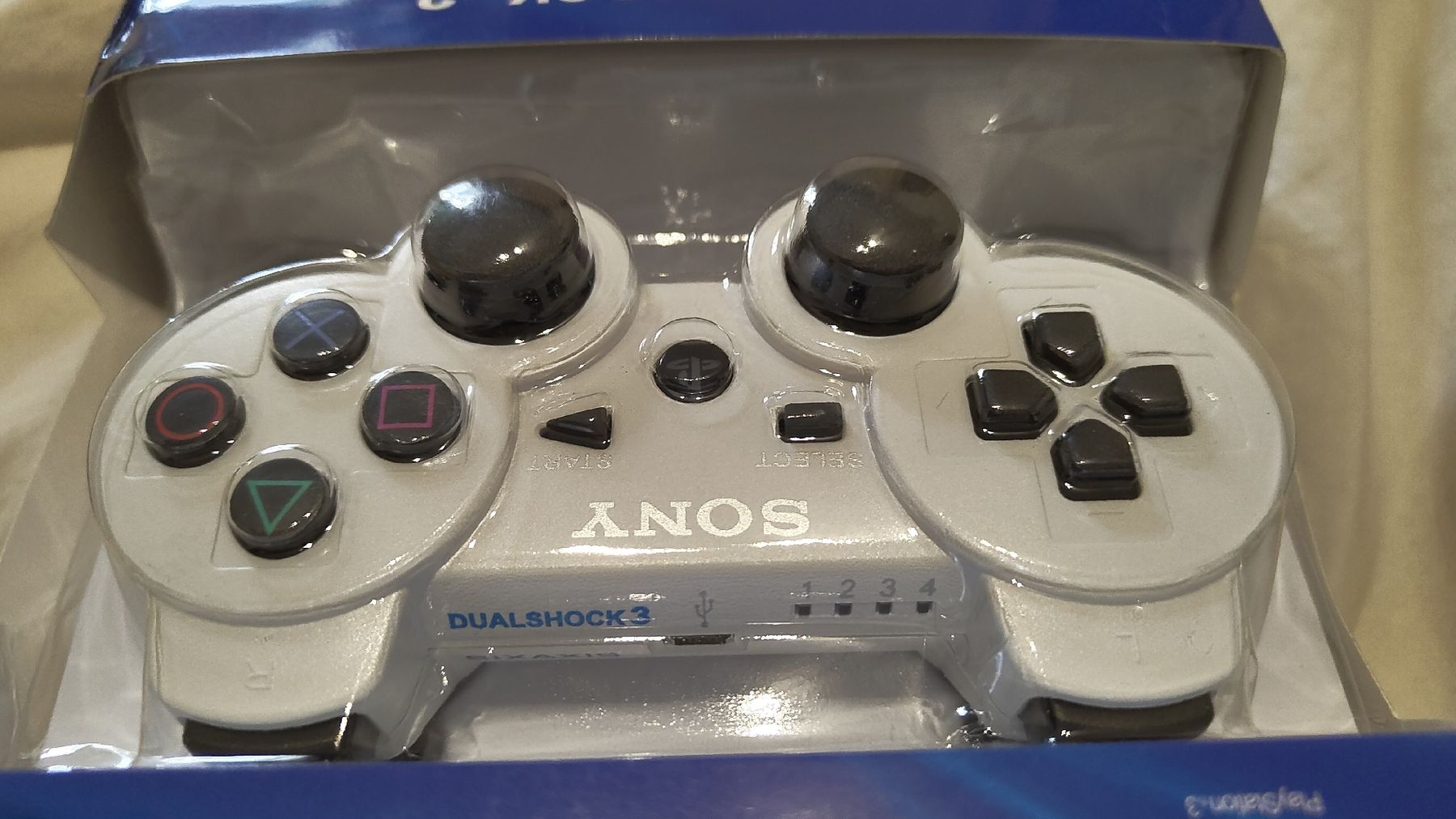 Sony Controller: New Sony PS3 Dualshock3 Wireless Controller White – Neu (gemäss Beschreibung) aus Glattbrugg von  2