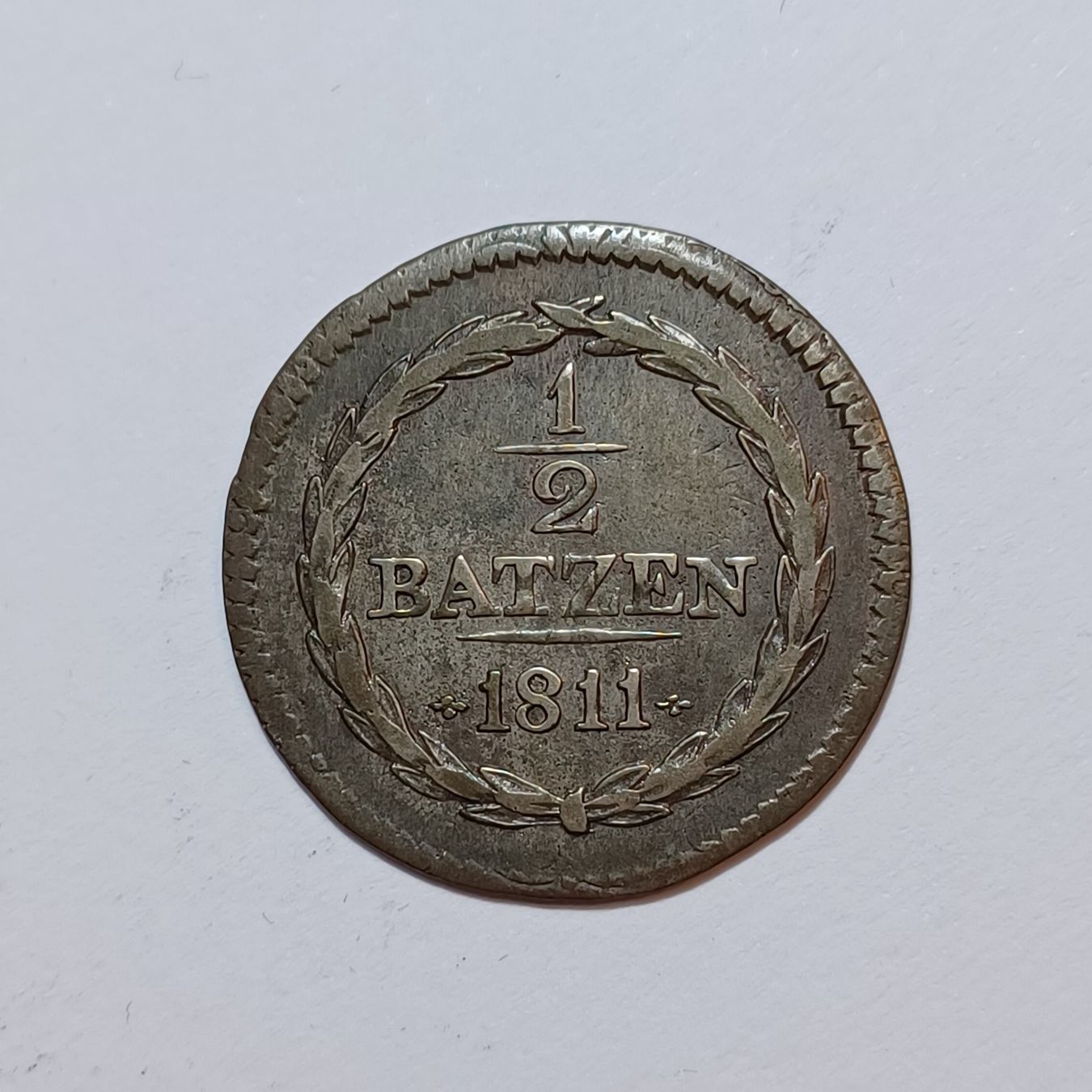 Tutti le monete: 1/2 Batzen 1811 Nidwalden – Usato da Pfäffikon ZH venduto da Schweizer_Muenzen