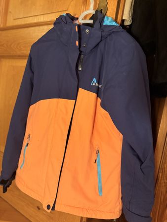 Dunkelblau & Orange Albright Jacke 164