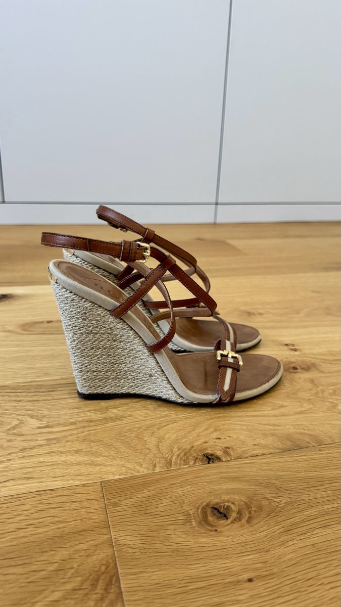 Scarpe da donna: Burberry Wedges, Leather, Brown, Size 38 – Usato da Dübendorf venduto da Pink.Blue
