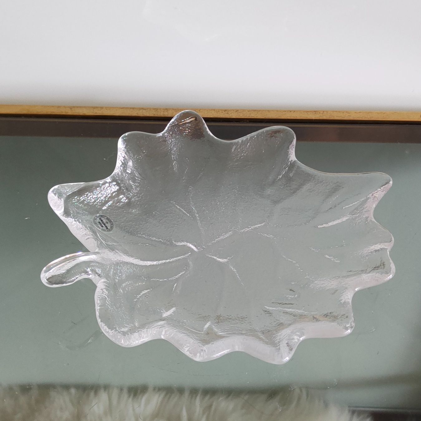 Schalen: Hergisvil-Glas, dekorative Schale, Ahorn – Gebraucht aus Birr von sen_8djr