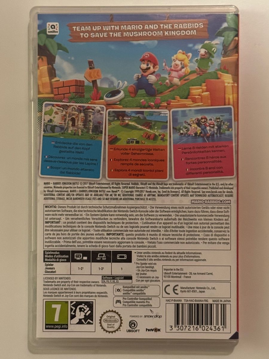 Giochi: Mario + Rabbids Kingdom Battle - Nintendo Switch – Usato da Zürich venduto da jabo22 1