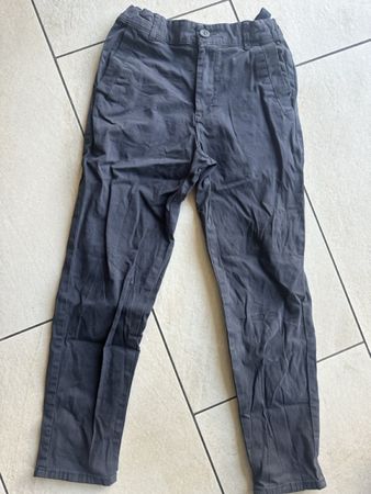 Okaidi Grey Cotton Chino - Casual Style, Size 140