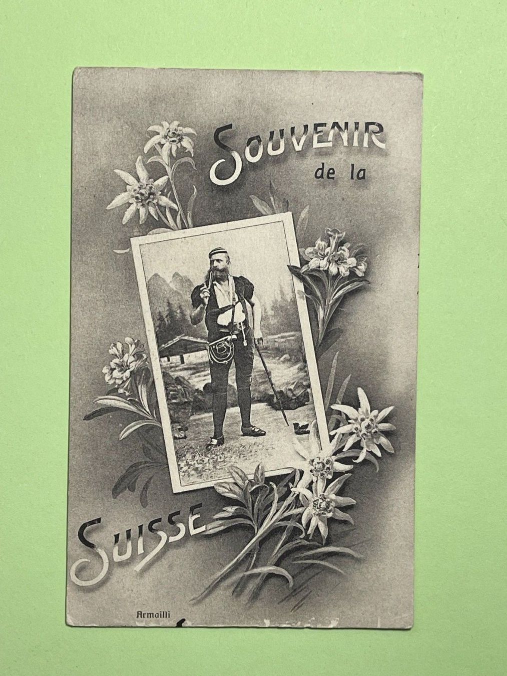 Ansichtskarten: Souvenir de la Suisse - Beatenberg 1906 – Gebraucht aus Steg VS von danwer74
