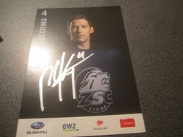 ZSC Autogrammkarte 4 P. Geering 2015/2016