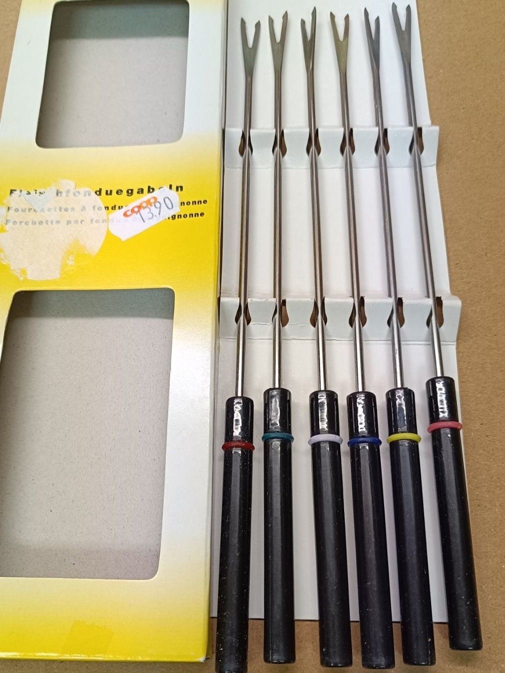 Forchette: FOURCHETTES A FONDUE BOURGUIGNONNE, NEUVES – Nuovo e nell'imballaggio originale da Sion venduto da andreina52