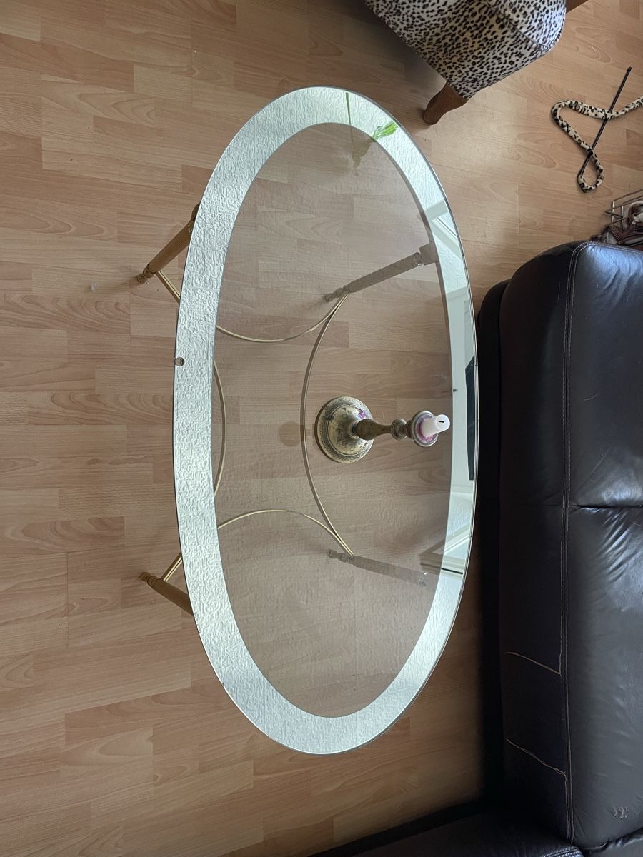 Tavoli: table de salon vintage en verre – Usato da Biel/Bienne venduto da atomkinder 2