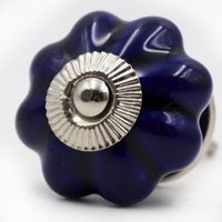 Möbelknopf Möbelknöpfe Griff Keramik Blau Keramik 038