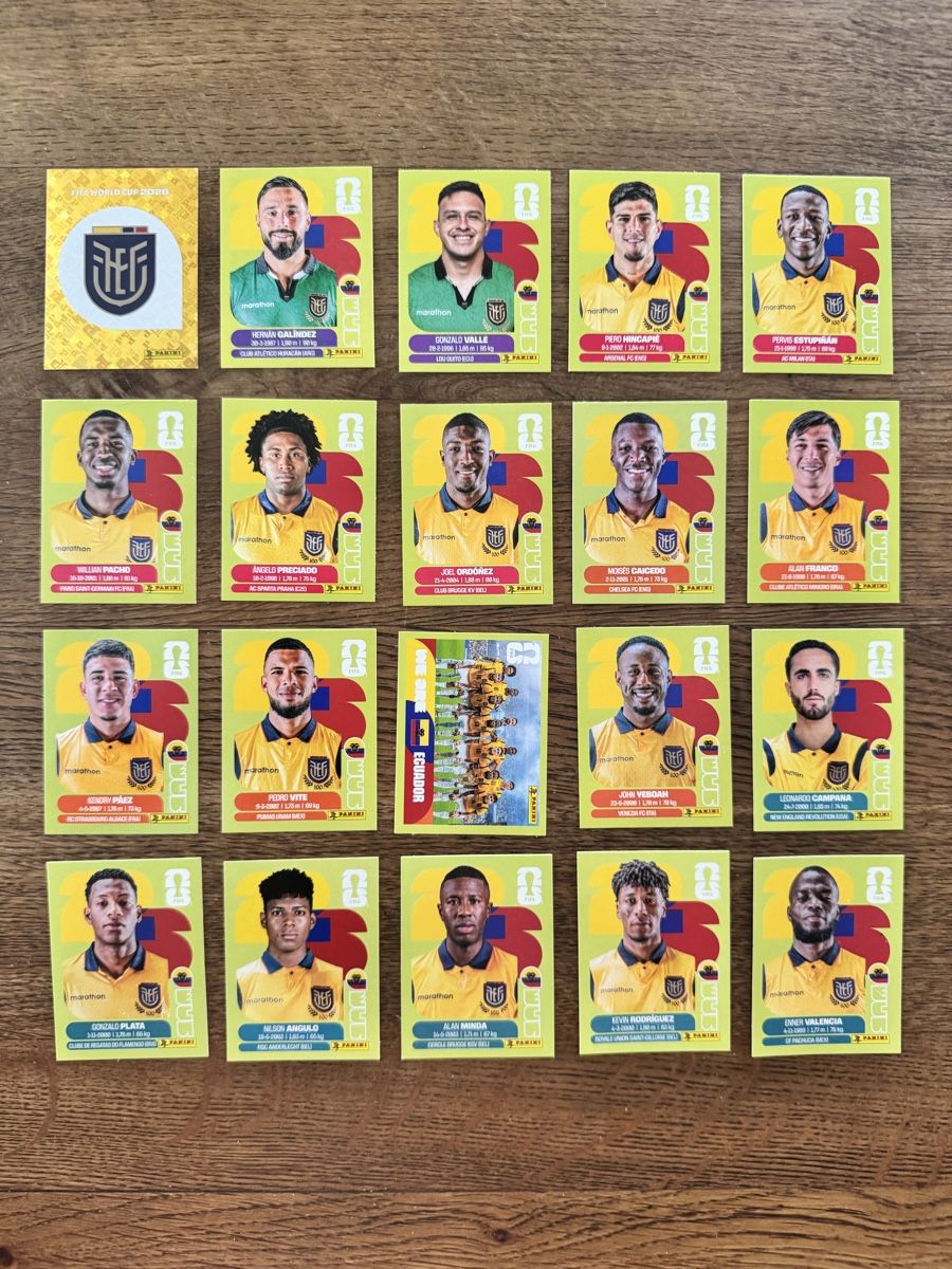 Panini Sammelbilder & Trading cards: Ecuador Panini WM 2026 – Neu (gemäss Beschreibung) aus Emmenbrücke von Lukee1901