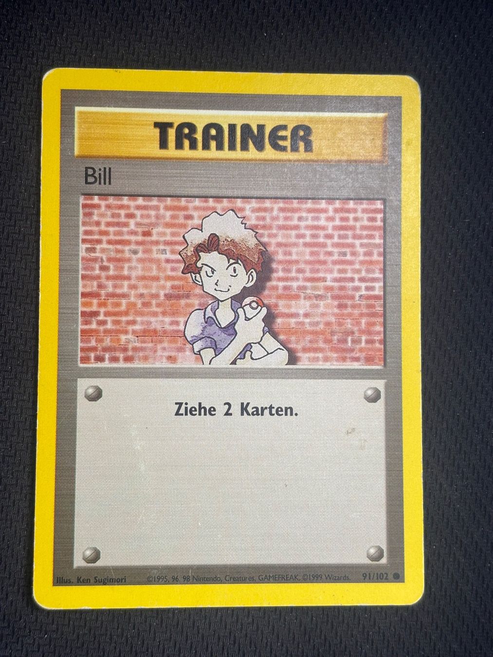 Pokémon Sammelbilder & Trading cards: Pokemon Bill 91/102 WOTC Base Set DE – Gebraucht aus St. Gallen von KantoKarten