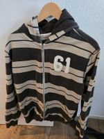 Herren Kapuzenpullover Gr. M gestreift