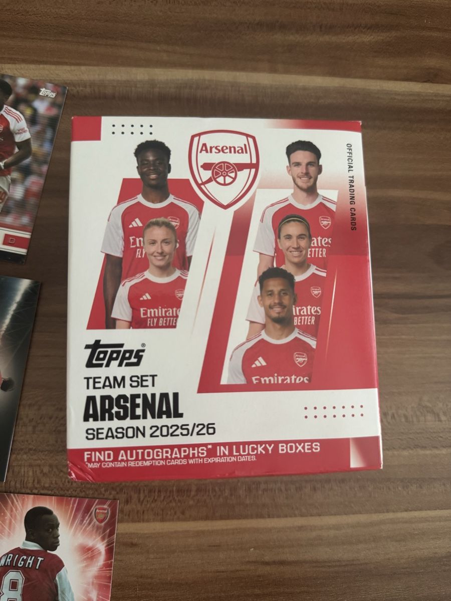 Topps Carte collezionabili: Topps Arsenal Team Set 25/26 Karten Set – Nuovo (secondo la descrizione) da Sursee venduto da giu_205 1