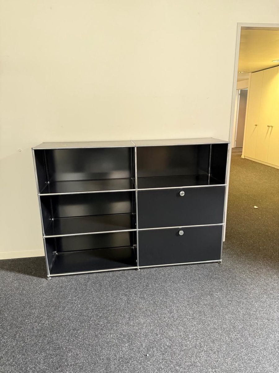 Scaffali: USM Sideboard schwarz – Usato da Grenchen venduto da Design-Outlet