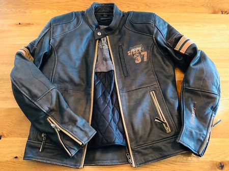 Motorrad-Lederjacke Highway 1 Gr.50