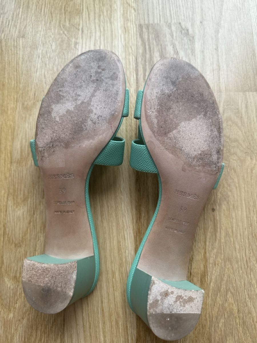 Hermès Scarpe da donna: Hermès sandals, size 39, green – Usato da Fribourg venduto da ksu_65bh 6