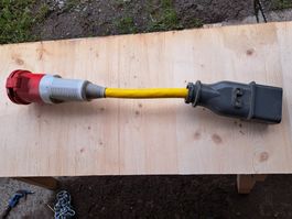 Übergangsstecker Strom