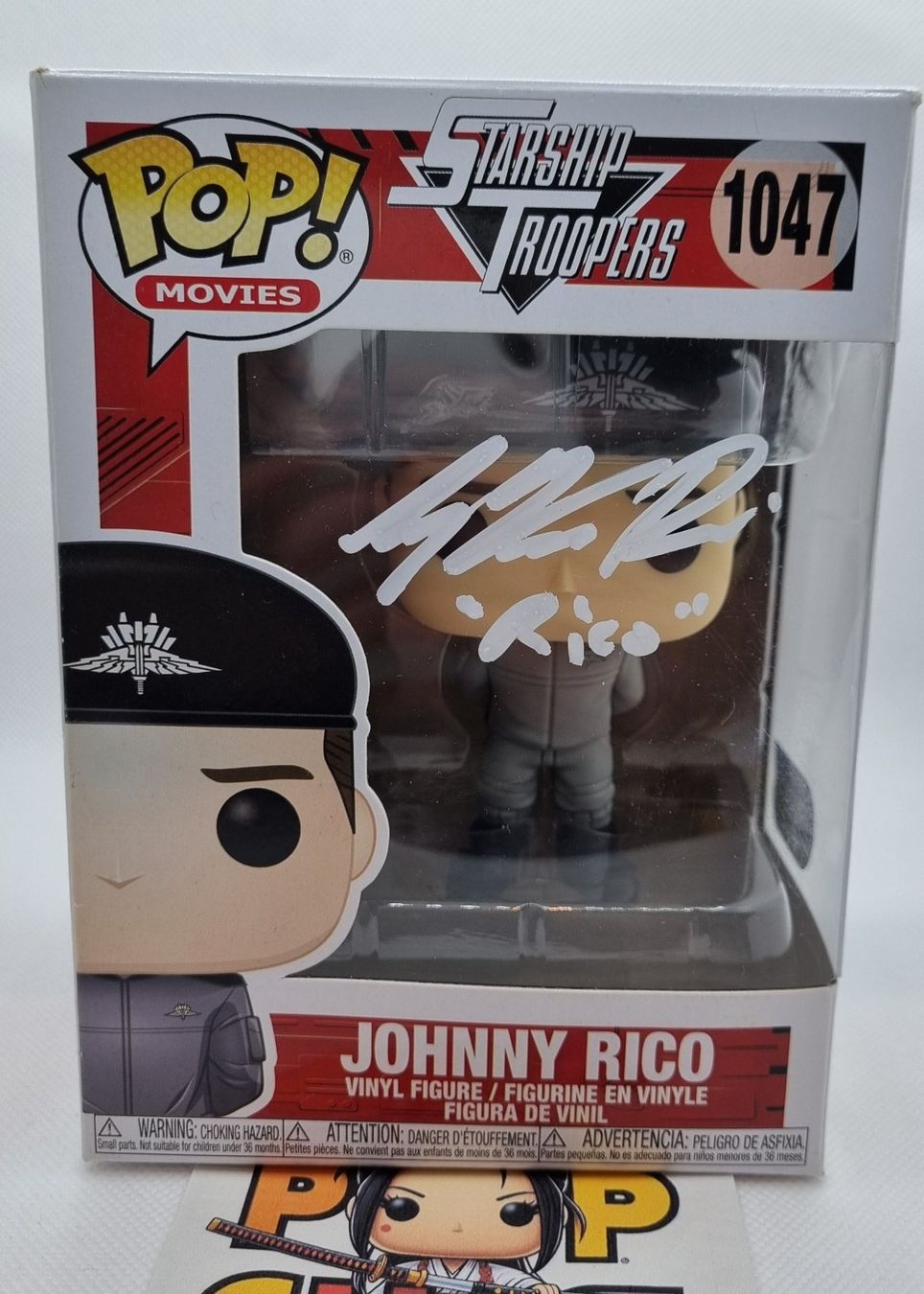Funko POP! Johnny Rico signed by Casper Van-Dien (Neu (gemäss ...