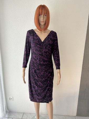 Lauren Ralph Lauren Dress, Purple/Black, Size 8, Fall Look