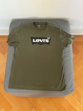 Levi’s T-shirt kaki logo noir – Taille XL
