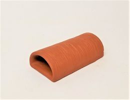 12 x 6,5 cm Fronteingangshöhle mit Rillen terra *AUSVERKAUF*