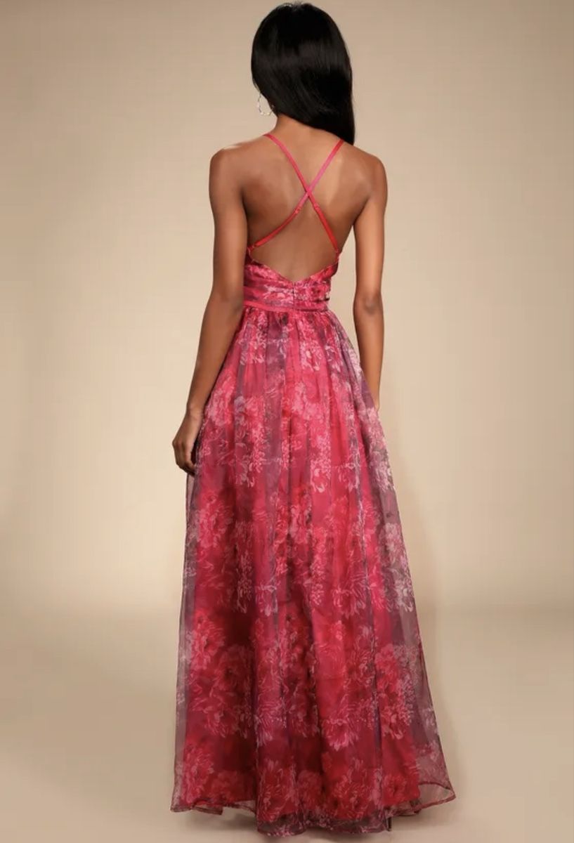 Vestiti: Maxi Dress floral pattern pink – Usato da Zürich venduto da anmol16 2